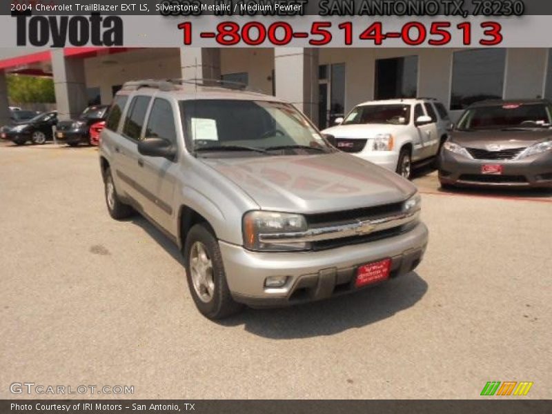 Silverstone Metallic / Medium Pewter 2004 Chevrolet TrailBlazer EXT LS