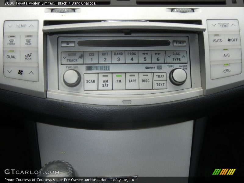 Black / Dark Charcoal 2006 Toyota Avalon Limited