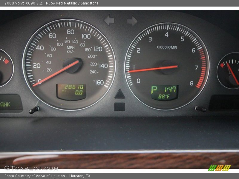 Ruby Red Metallic / Sandstone 2008 Volvo XC90 3.2