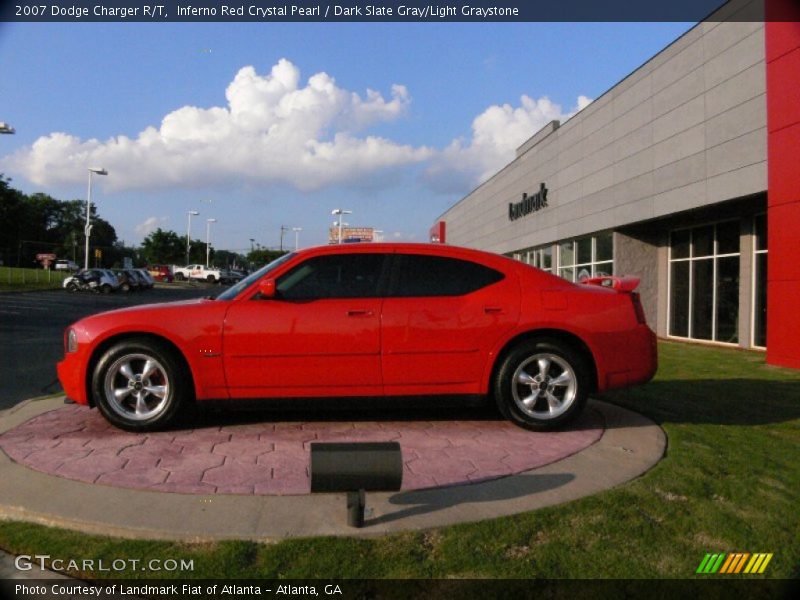 Inferno Red Crystal Pearl / Dark Slate Gray/Light Graystone 2007 Dodge Charger R/T