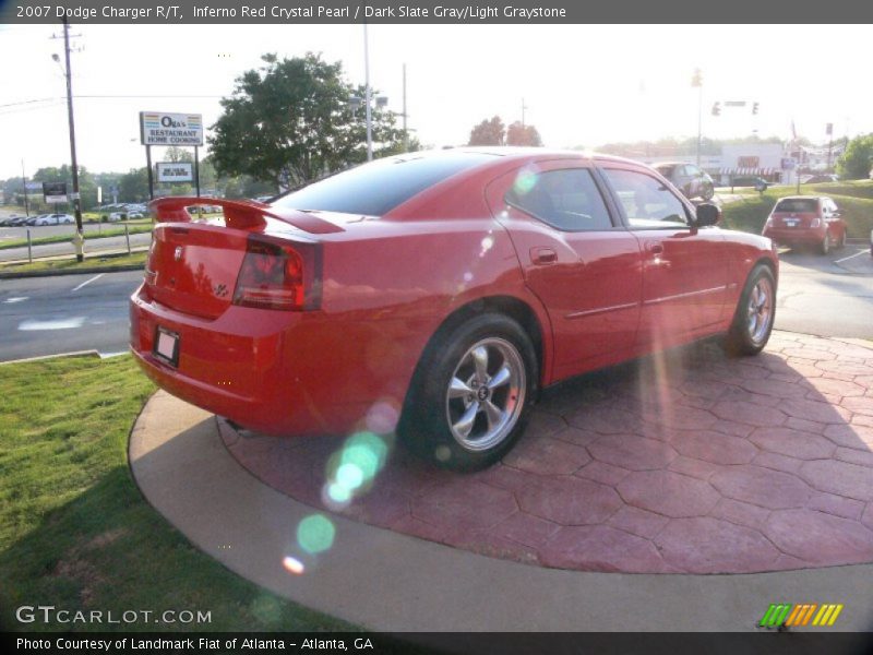 Inferno Red Crystal Pearl / Dark Slate Gray/Light Graystone 2007 Dodge Charger R/T