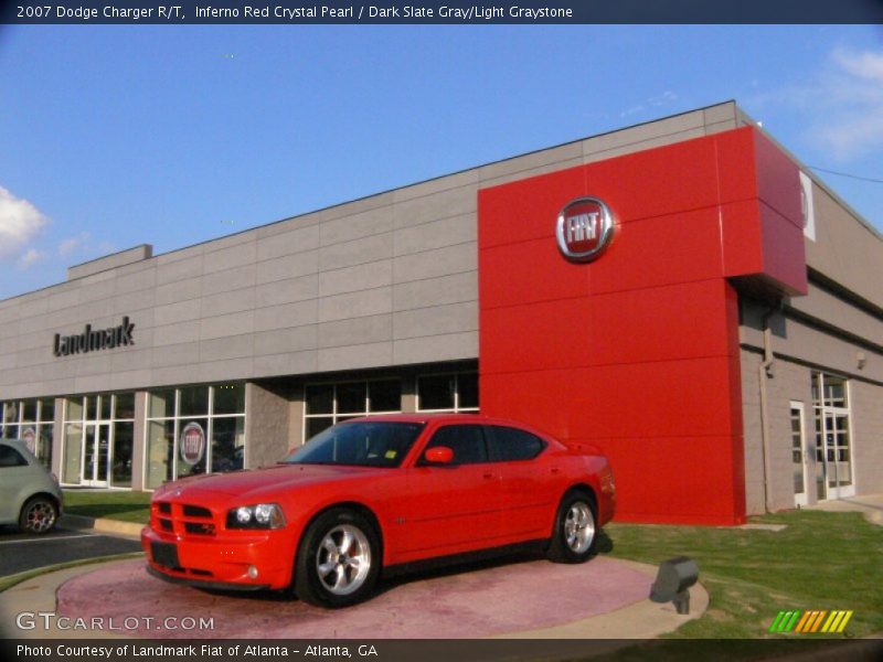 Inferno Red Crystal Pearl / Dark Slate Gray/Light Graystone 2007 Dodge Charger R/T
