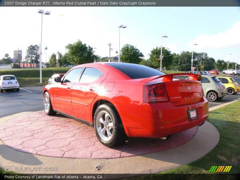 Inferno Red Crystal Pearl / Dark Slate Gray/Light Graystone 2007 Dodge Charger R/T