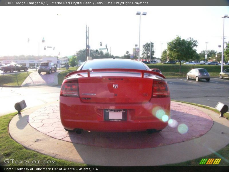 Inferno Red Crystal Pearl / Dark Slate Gray/Light Graystone 2007 Dodge Charger R/T