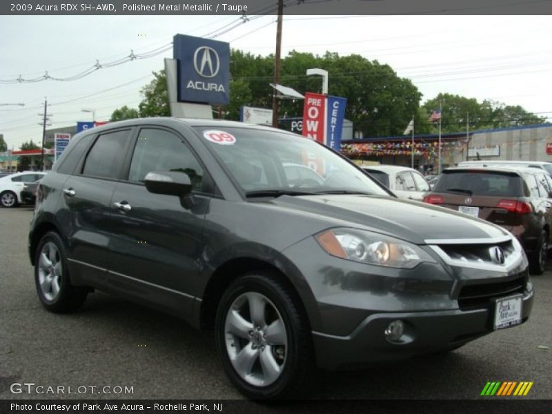 Polished Metal Metallic / Taupe 2009 Acura RDX SH-AWD