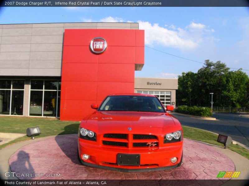 Inferno Red Crystal Pearl / Dark Slate Gray/Light Graystone 2007 Dodge Charger R/T