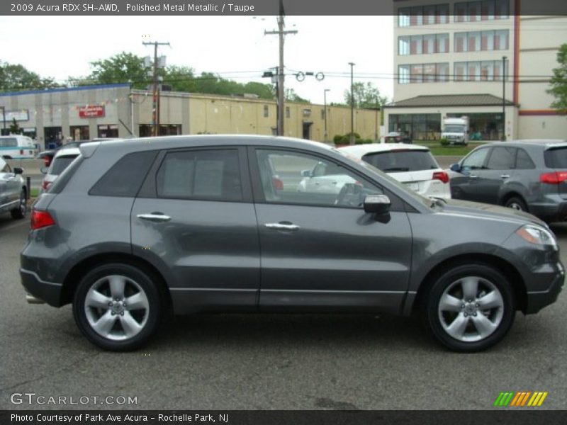 Polished Metal Metallic / Taupe 2009 Acura RDX SH-AWD