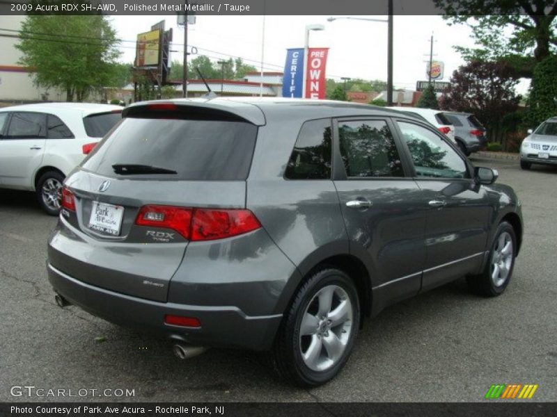 Polished Metal Metallic / Taupe 2009 Acura RDX SH-AWD