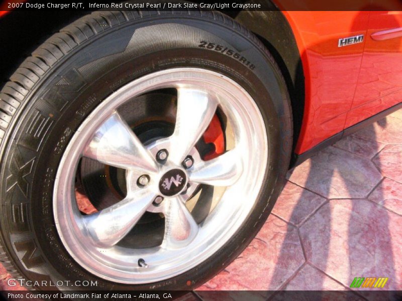 Inferno Red Crystal Pearl / Dark Slate Gray/Light Graystone 2007 Dodge Charger R/T