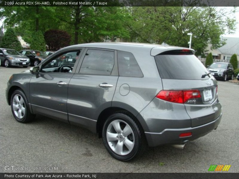 Polished Metal Metallic / Taupe 2009 Acura RDX SH-AWD