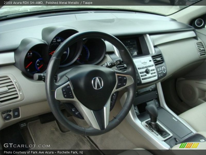 Polished Metal Metallic / Taupe 2009 Acura RDX SH-AWD