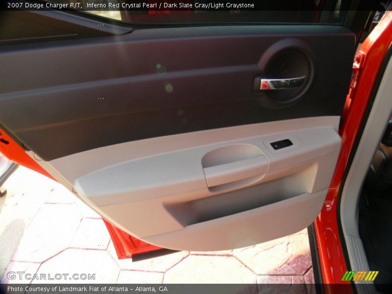 Inferno Red Crystal Pearl / Dark Slate Gray/Light Graystone 2007 Dodge Charger R/T