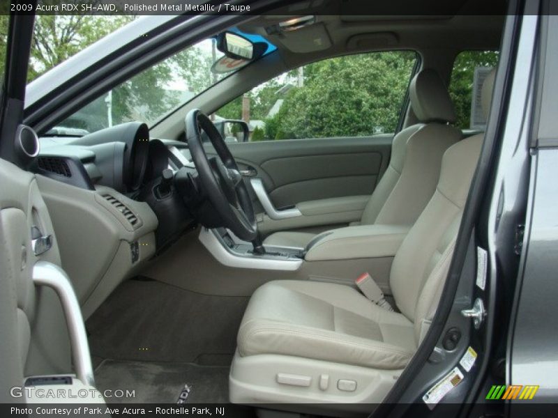 Polished Metal Metallic / Taupe 2009 Acura RDX SH-AWD