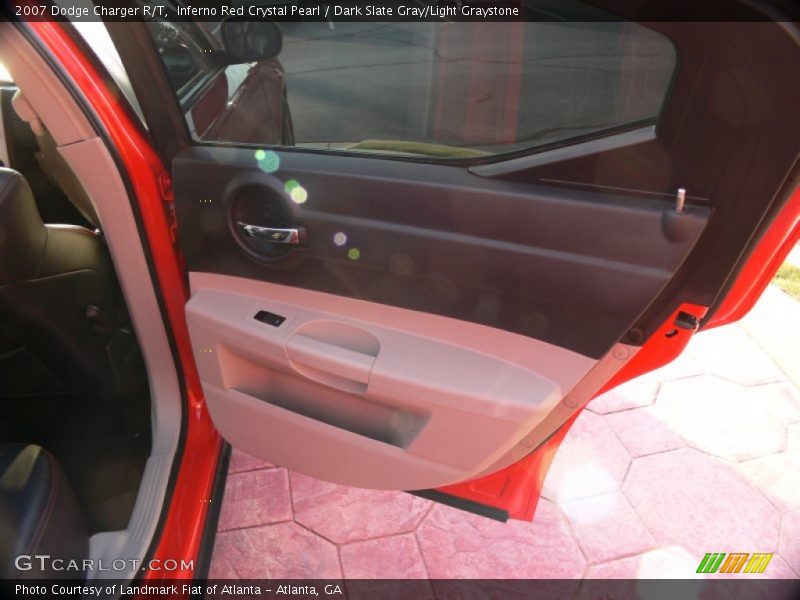 Inferno Red Crystal Pearl / Dark Slate Gray/Light Graystone 2007 Dodge Charger R/T