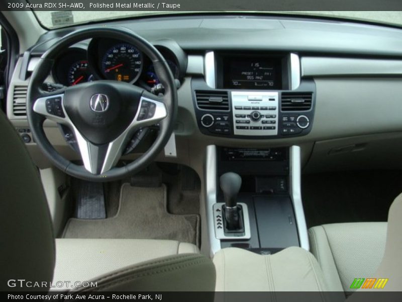Polished Metal Metallic / Taupe 2009 Acura RDX SH-AWD