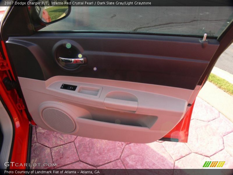 Inferno Red Crystal Pearl / Dark Slate Gray/Light Graystone 2007 Dodge Charger R/T