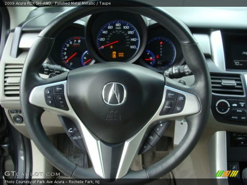 Polished Metal Metallic / Taupe 2009 Acura RDX SH-AWD