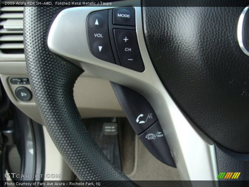 Polished Metal Metallic / Taupe 2009 Acura RDX SH-AWD