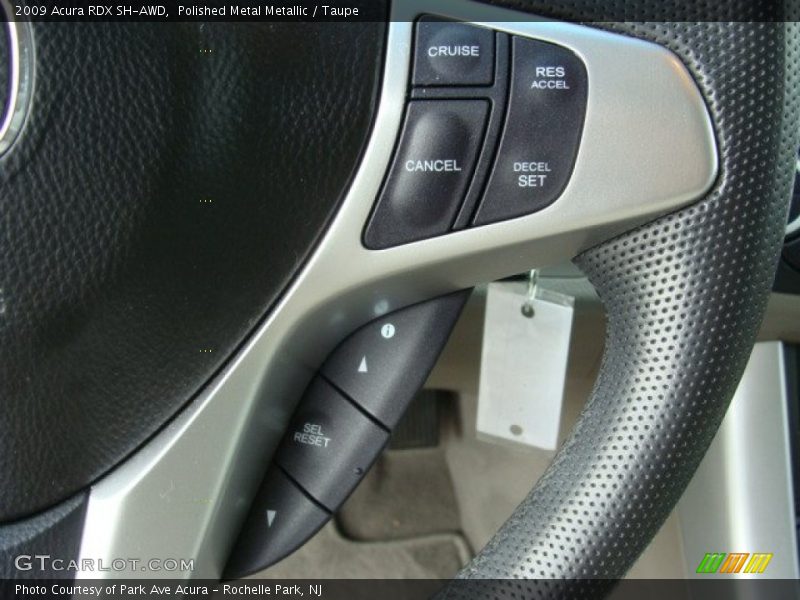Polished Metal Metallic / Taupe 2009 Acura RDX SH-AWD