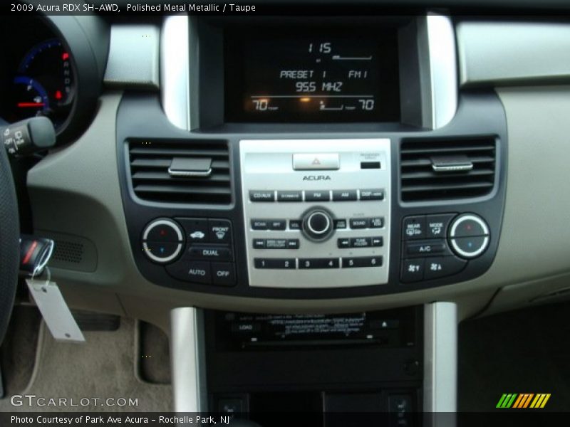 Polished Metal Metallic / Taupe 2009 Acura RDX SH-AWD