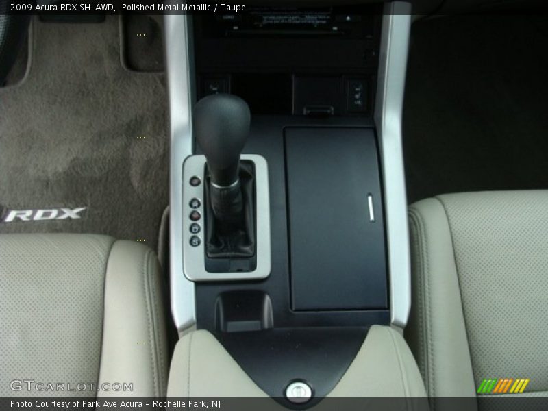 Polished Metal Metallic / Taupe 2009 Acura RDX SH-AWD