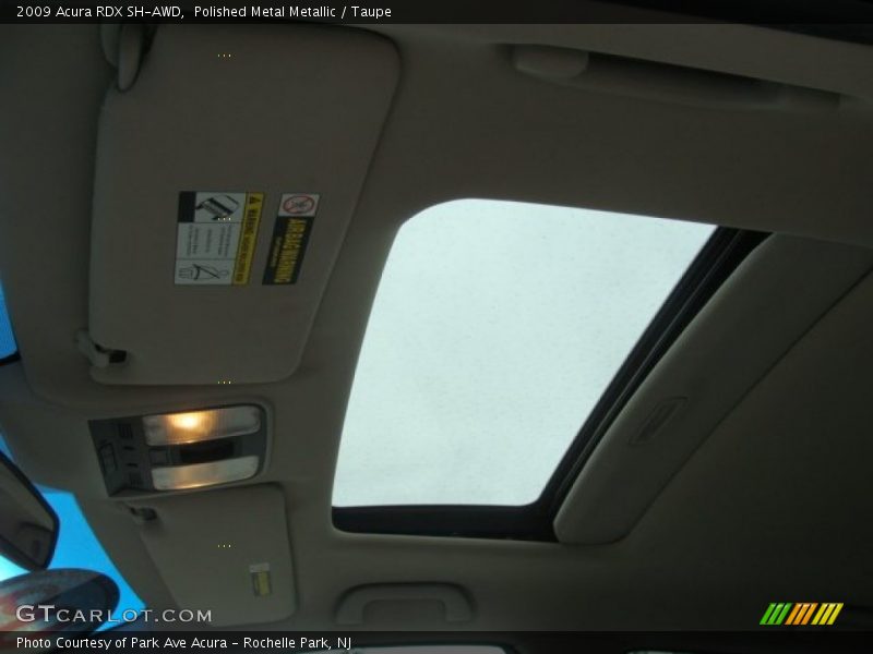 Polished Metal Metallic / Taupe 2009 Acura RDX SH-AWD