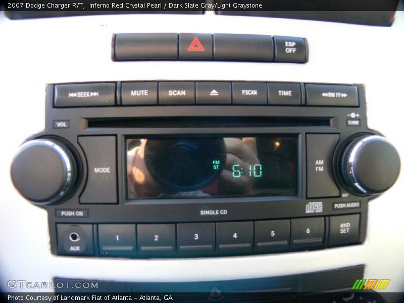 Inferno Red Crystal Pearl / Dark Slate Gray/Light Graystone 2007 Dodge Charger R/T