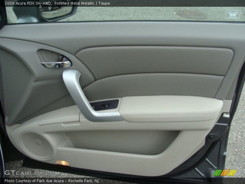 Polished Metal Metallic / Taupe 2009 Acura RDX SH-AWD