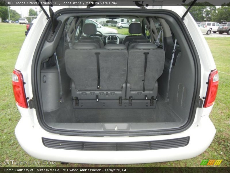 Stone White / Medium Slate Gray 2007 Dodge Grand Caravan SXT
