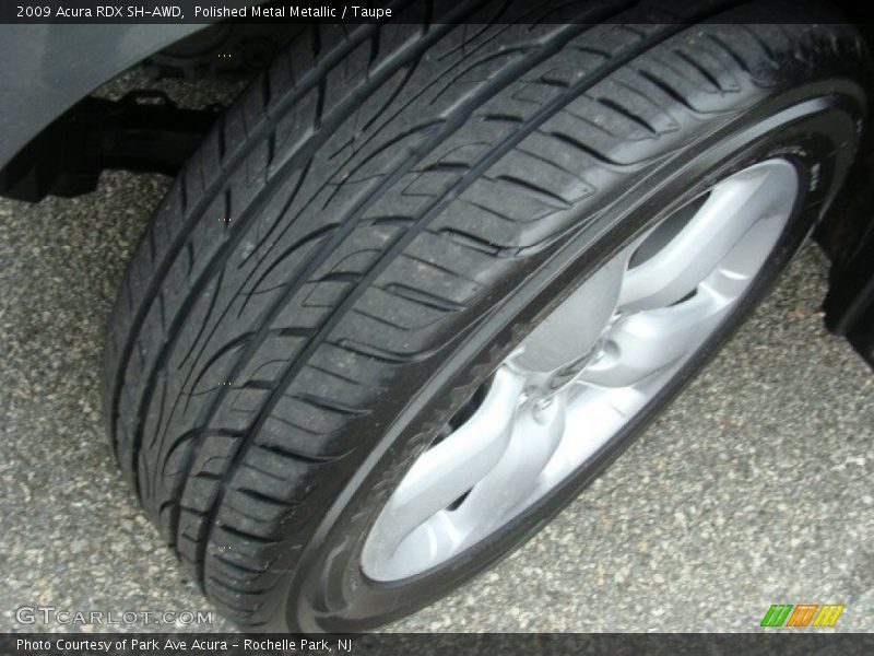 Polished Metal Metallic / Taupe 2009 Acura RDX SH-AWD