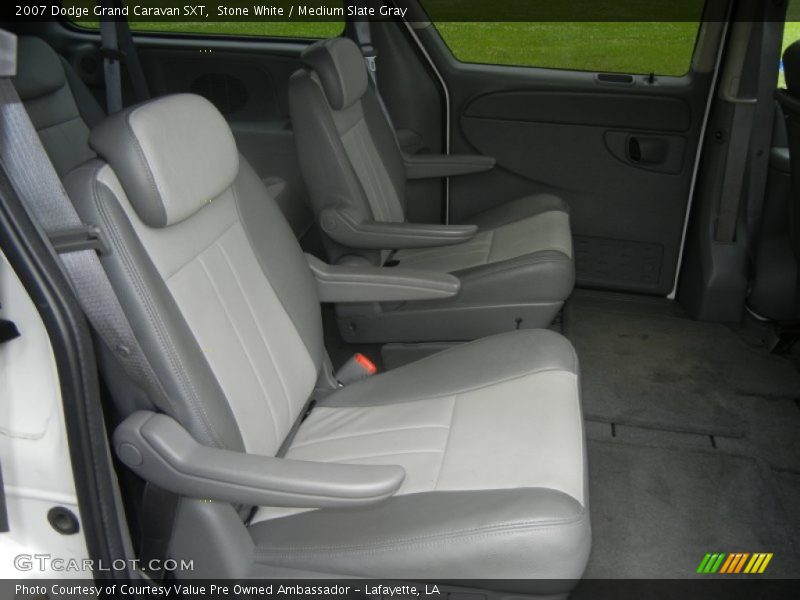 Stone White / Medium Slate Gray 2007 Dodge Grand Caravan SXT
