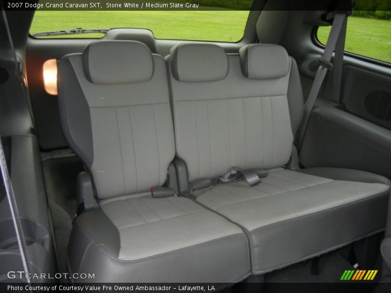 Stone White / Medium Slate Gray 2007 Dodge Grand Caravan SXT