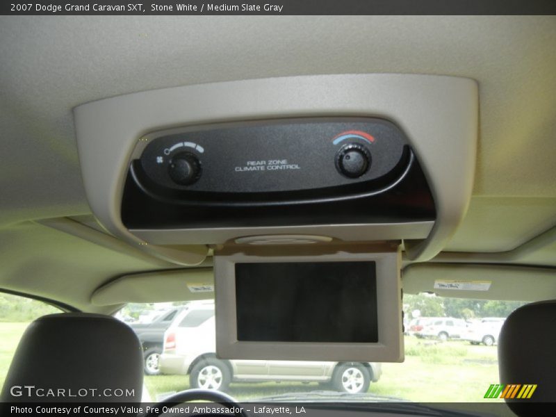 Stone White / Medium Slate Gray 2007 Dodge Grand Caravan SXT