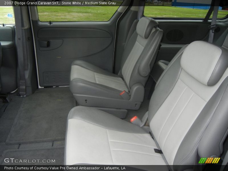 Stone White / Medium Slate Gray 2007 Dodge Grand Caravan SXT