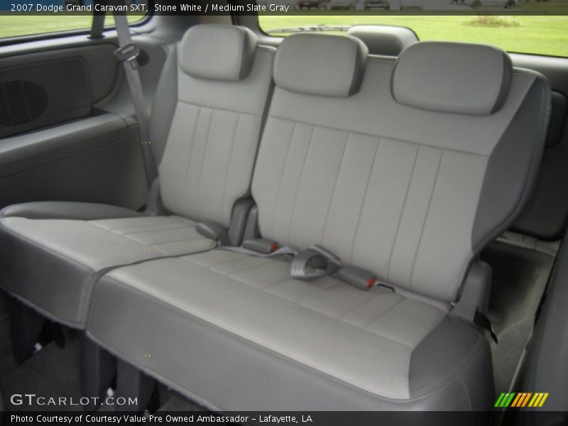 Stone White / Medium Slate Gray 2007 Dodge Grand Caravan SXT