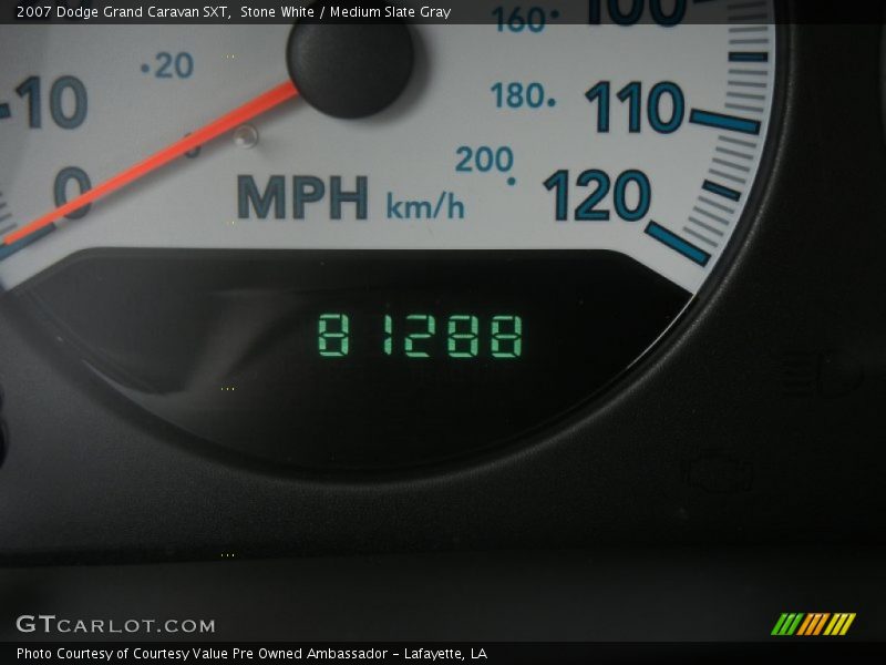 Stone White / Medium Slate Gray 2007 Dodge Grand Caravan SXT