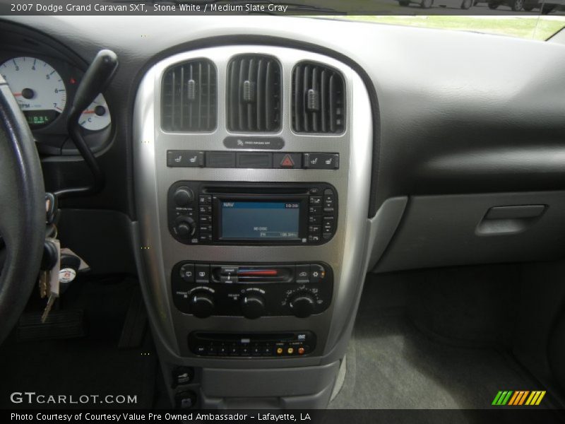 Stone White / Medium Slate Gray 2007 Dodge Grand Caravan SXT