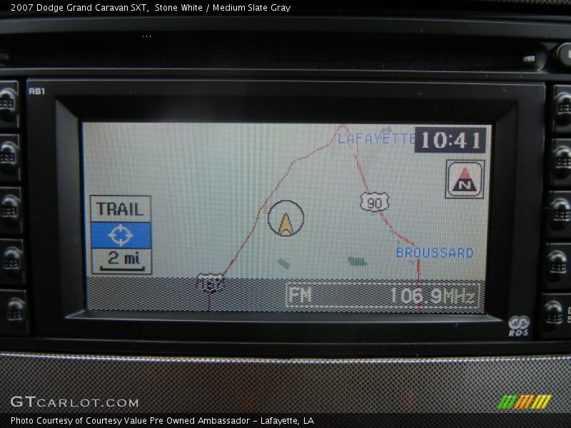 Stone White / Medium Slate Gray 2007 Dodge Grand Caravan SXT