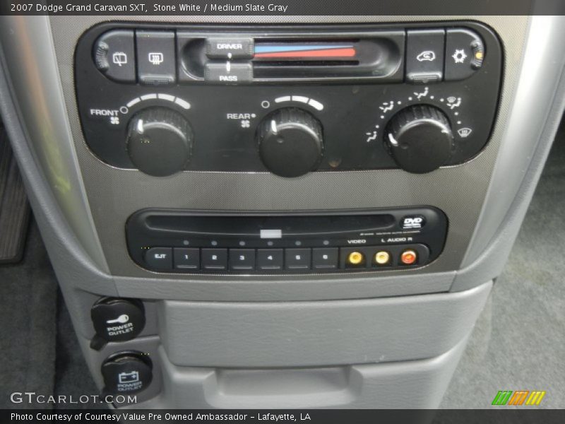 Stone White / Medium Slate Gray 2007 Dodge Grand Caravan SXT