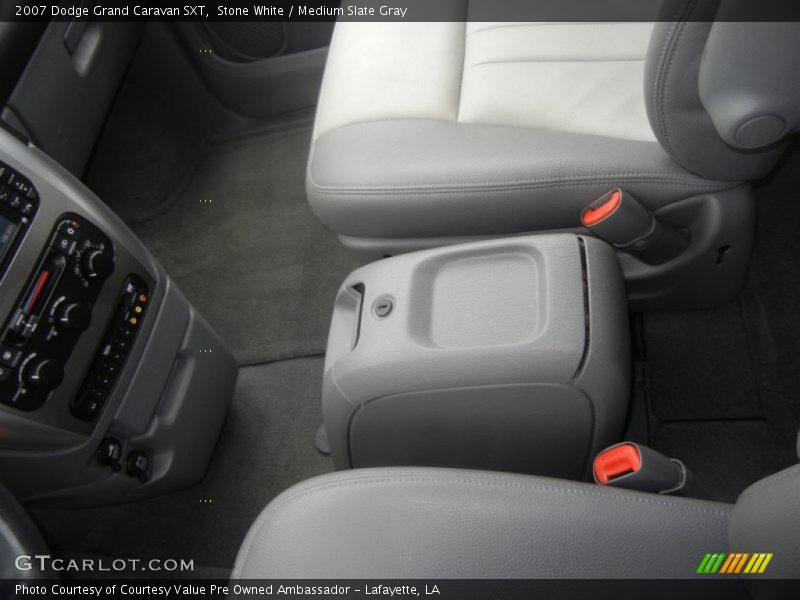 Stone White / Medium Slate Gray 2007 Dodge Grand Caravan SXT