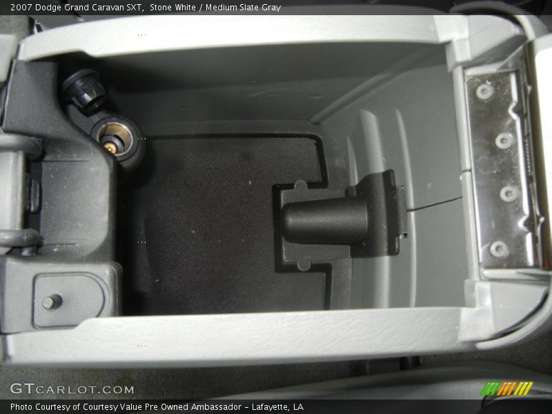Stone White / Medium Slate Gray 2007 Dodge Grand Caravan SXT