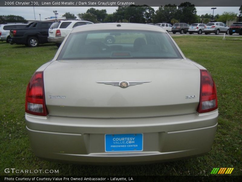 Linen Gold Metallic / Dark Slate Gray/Light Graystone 2006 Chrysler 300