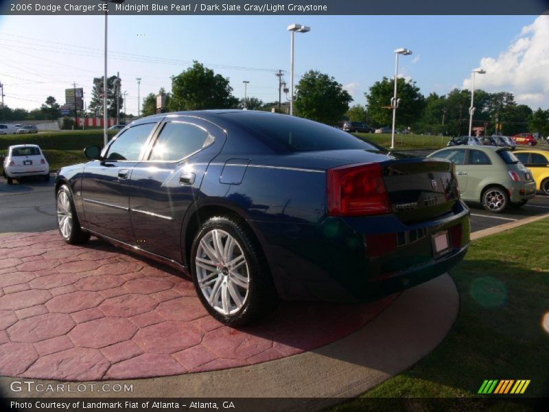 Midnight Blue Pearl / Dark Slate Gray/Light Graystone 2006 Dodge Charger SE
