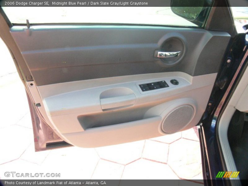 Midnight Blue Pearl / Dark Slate Gray/Light Graystone 2006 Dodge Charger SE