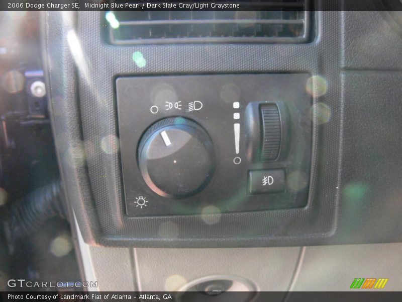 Midnight Blue Pearl / Dark Slate Gray/Light Graystone 2006 Dodge Charger SE