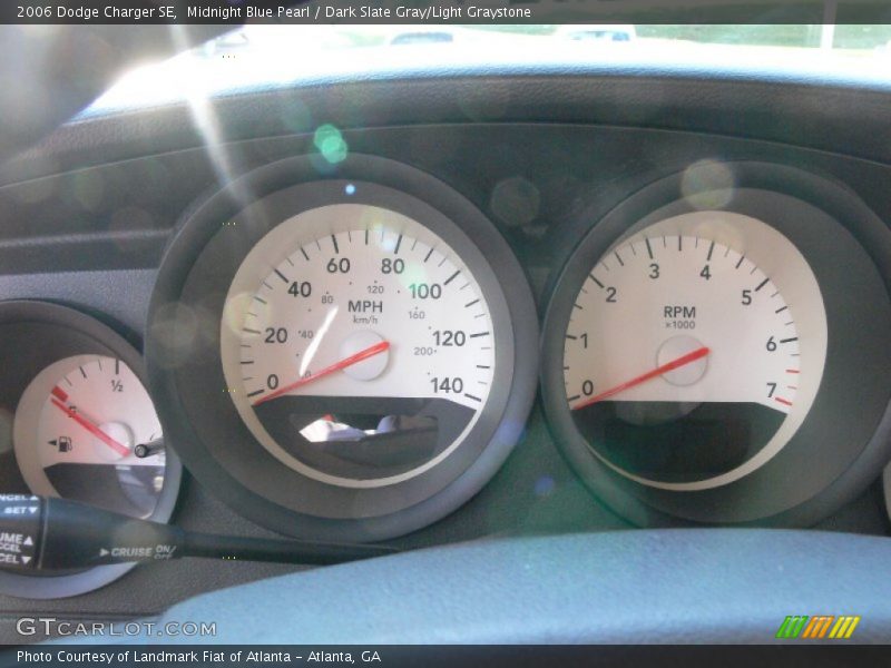Midnight Blue Pearl / Dark Slate Gray/Light Graystone 2006 Dodge Charger SE