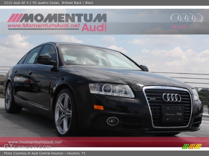 Brilliant Black / Black 2010 Audi A6 4.2 FSI quattro Sedan