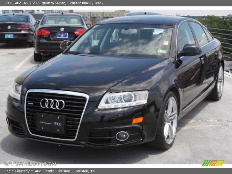 Brilliant Black / Black 2010 Audi A6 4.2 FSI quattro Sedan