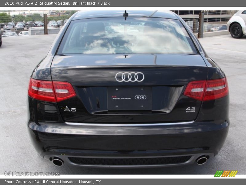 Brilliant Black / Black 2010 Audi A6 4.2 FSI quattro Sedan