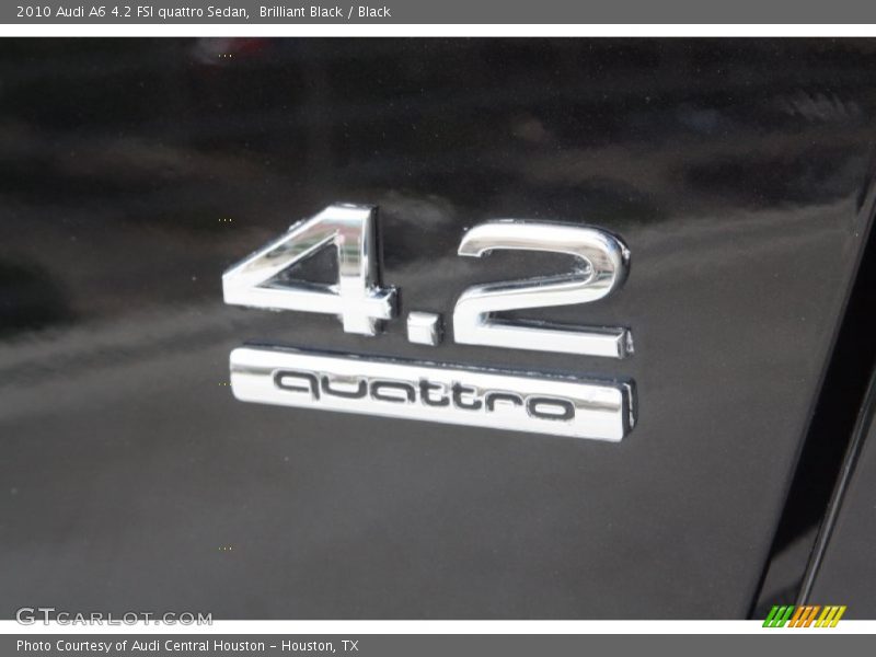 Brilliant Black / Black 2010 Audi A6 4.2 FSI quattro Sedan